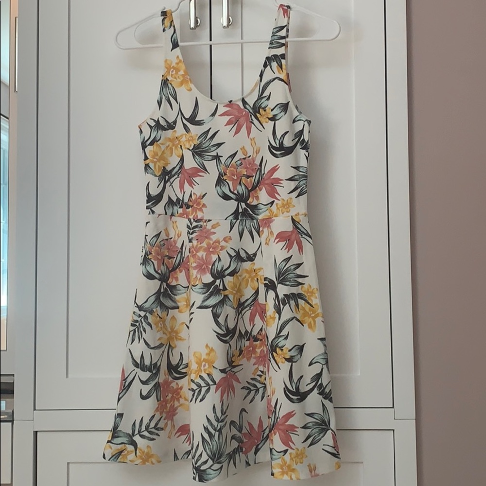 dress with flower pattern